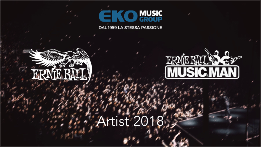 Eko Music Group, Ernie Ball Music Man artist 2018 Eko Music Group, Ernie Ball Music Man artist 2018